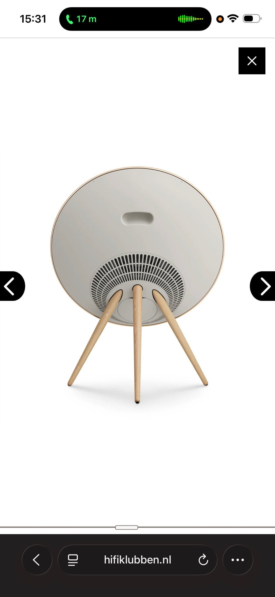 Bang & Olufsen Beosound Balance - Draadloze Speaker, Slimme speaker, Nieuw, WiFi, Bang & Olufsen