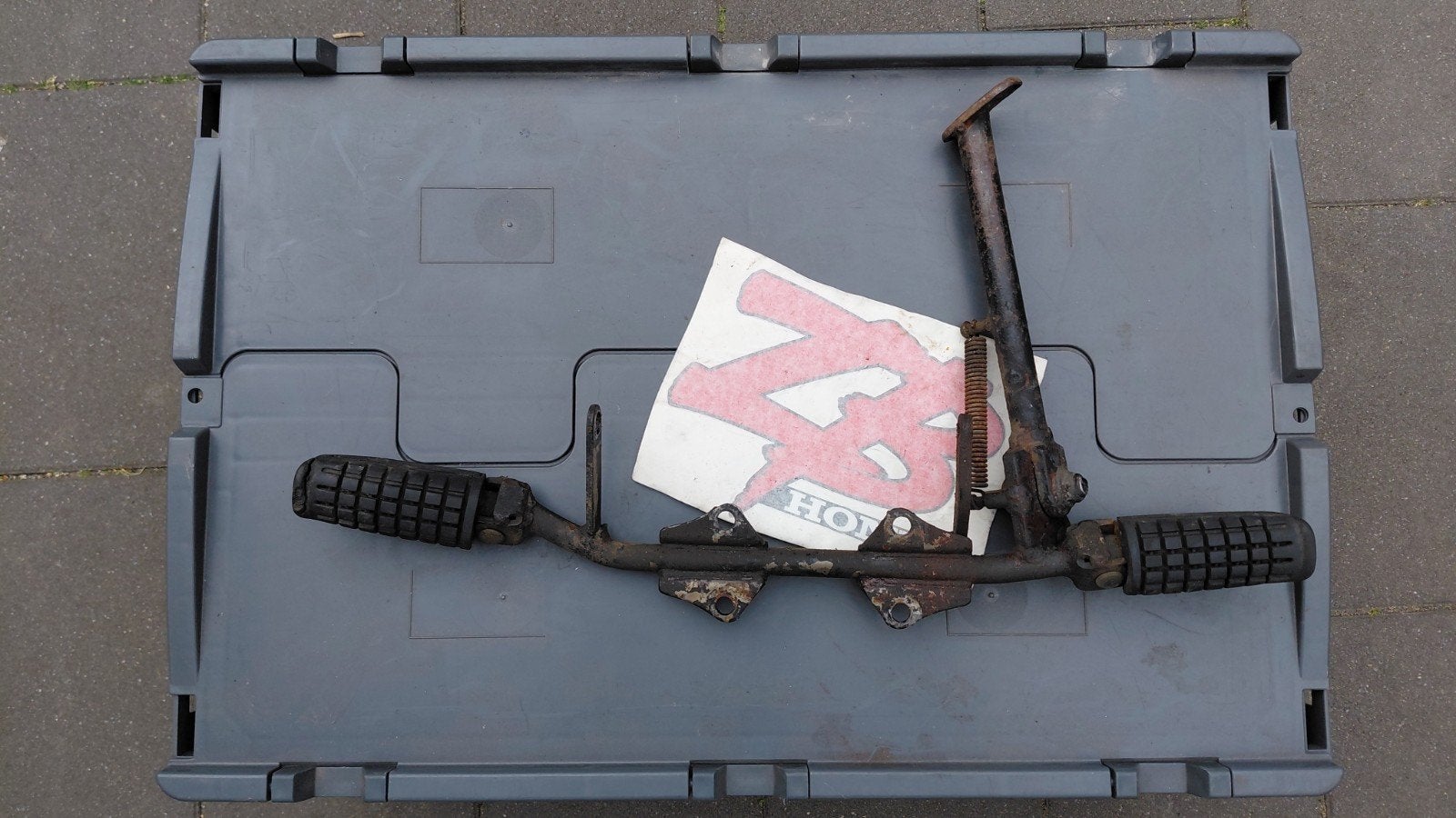 Honda ZB50 steppenbalk compleet, Ophalen of Verzenden, Gebruikt, Frame, Overige merken