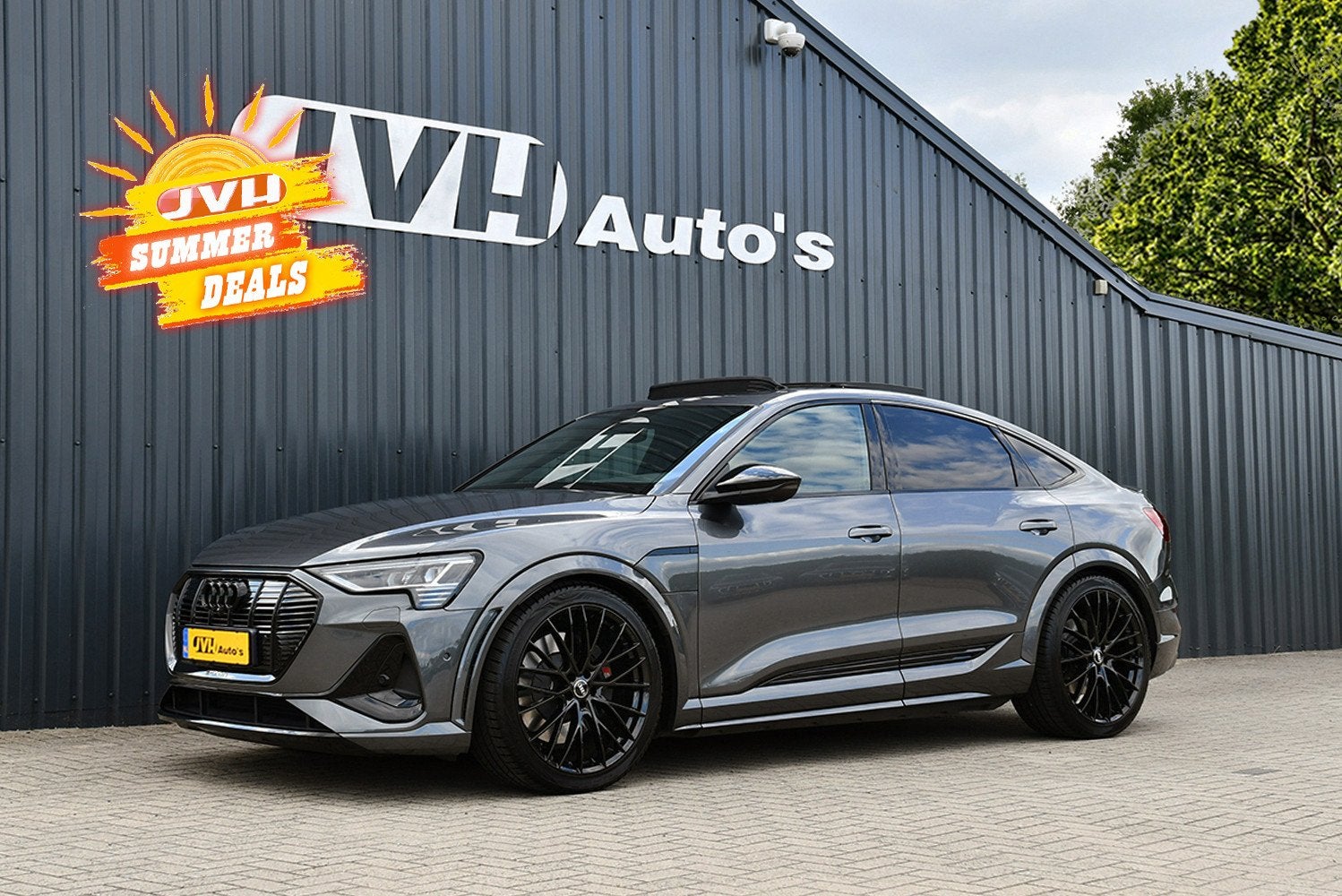 Audi e-tron Sportback S 504pk Quattro 05-2021 | Panorama | B, Auto's, Audi, Automaat, Huisgarantie, Met garantie (alle), Leder en Stof