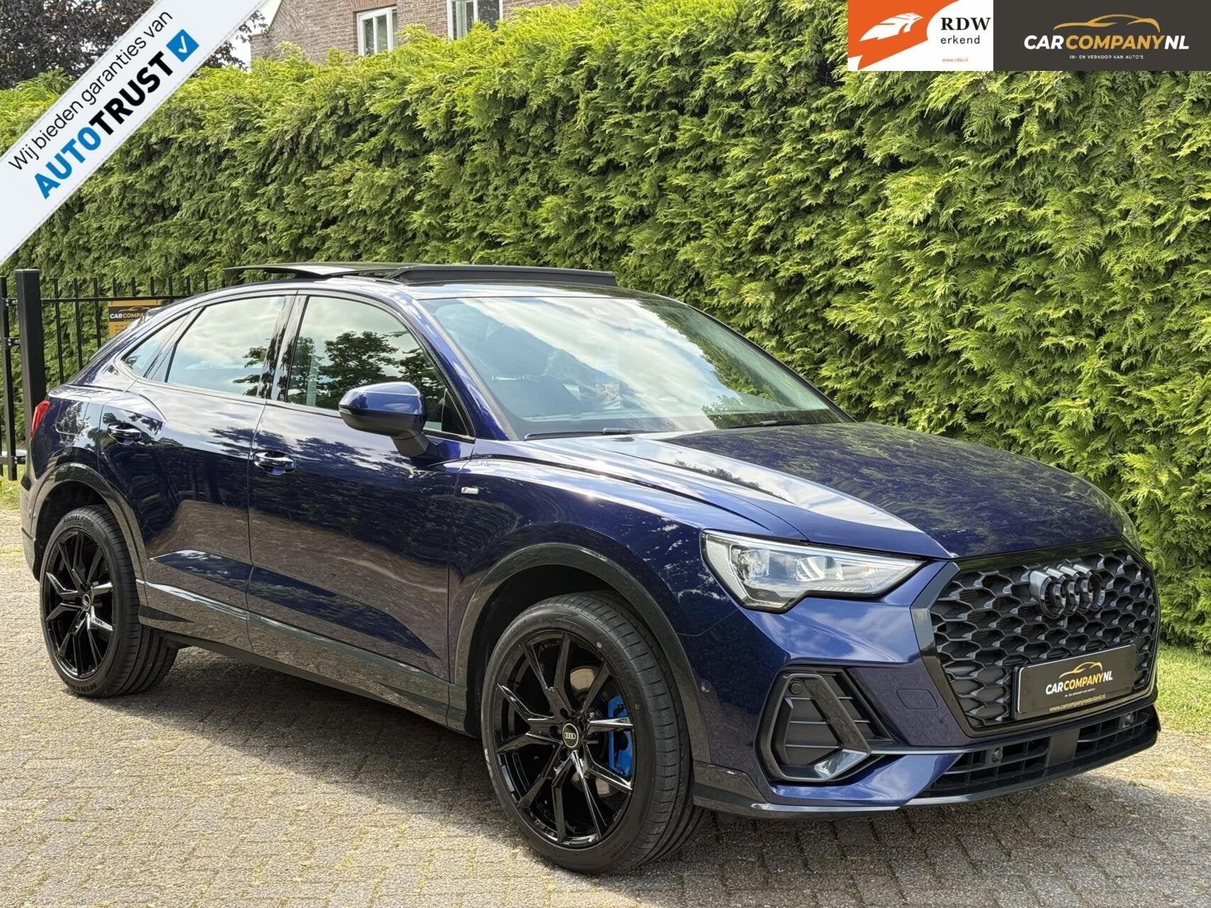 AUDI Q3 Sportback 45|2x SLINE| PANODAK|STUURWERWARMING| ACC, Auto's, Automatische klimaatregeling, Gebruikt, Zwart, Met garantie (alle)
