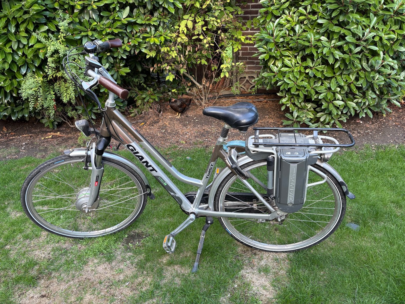 Giant elektrische fiets, maat M met 2 accu's, Fietsen en Brommers, Ophalen, Gebruikt, Giant, 51 tot 55 cm