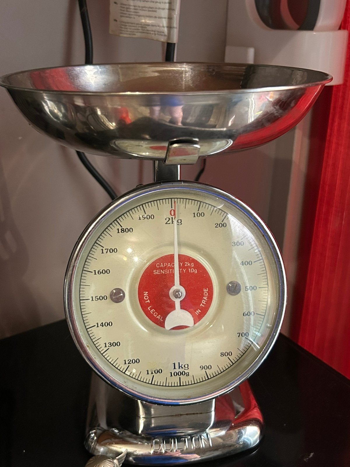 Oud weegschaal, Keukenweegschaal, Ophalen of Verzenden, Gebruikt, Minder dan 10 kg
