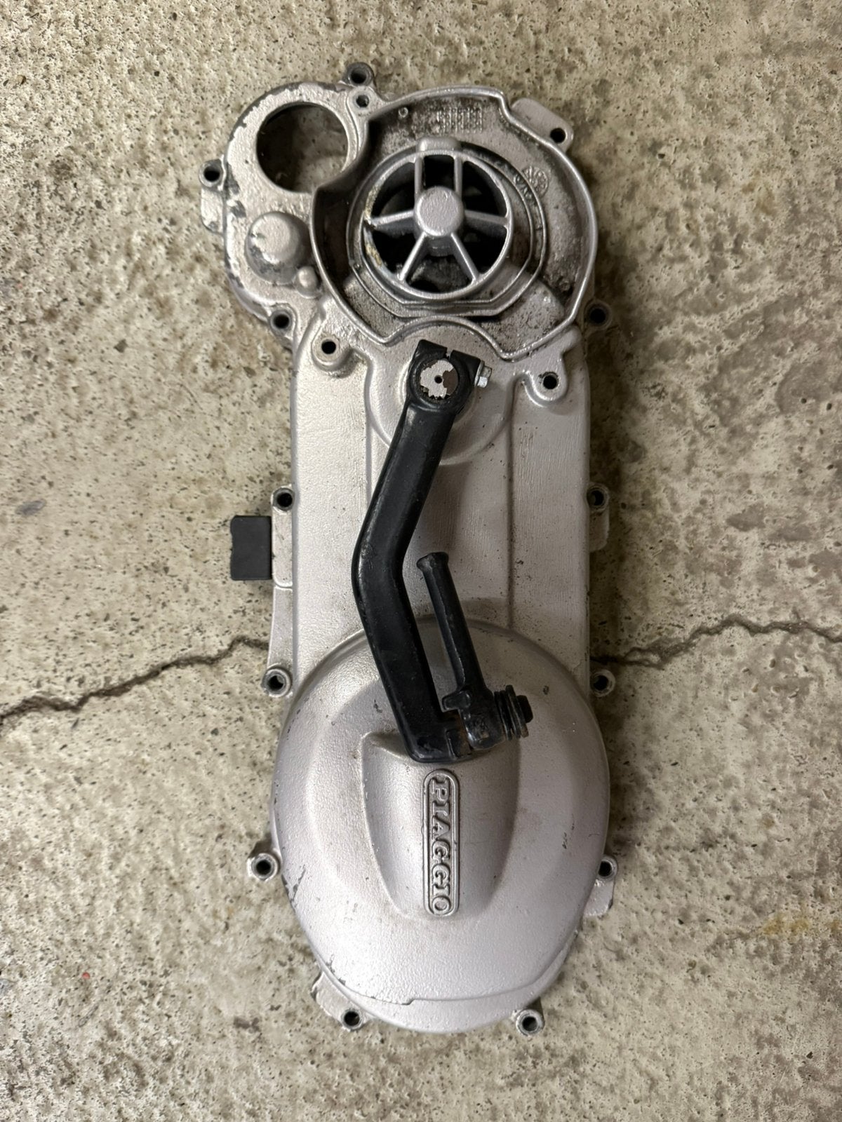 Piaggio Zip SP98 h2o Carterkap Origineel zilvergrijs sp2000, Fietsen en Brommers, Tweetakt, Gebruikt, Maximaal 45 km/u, Zip