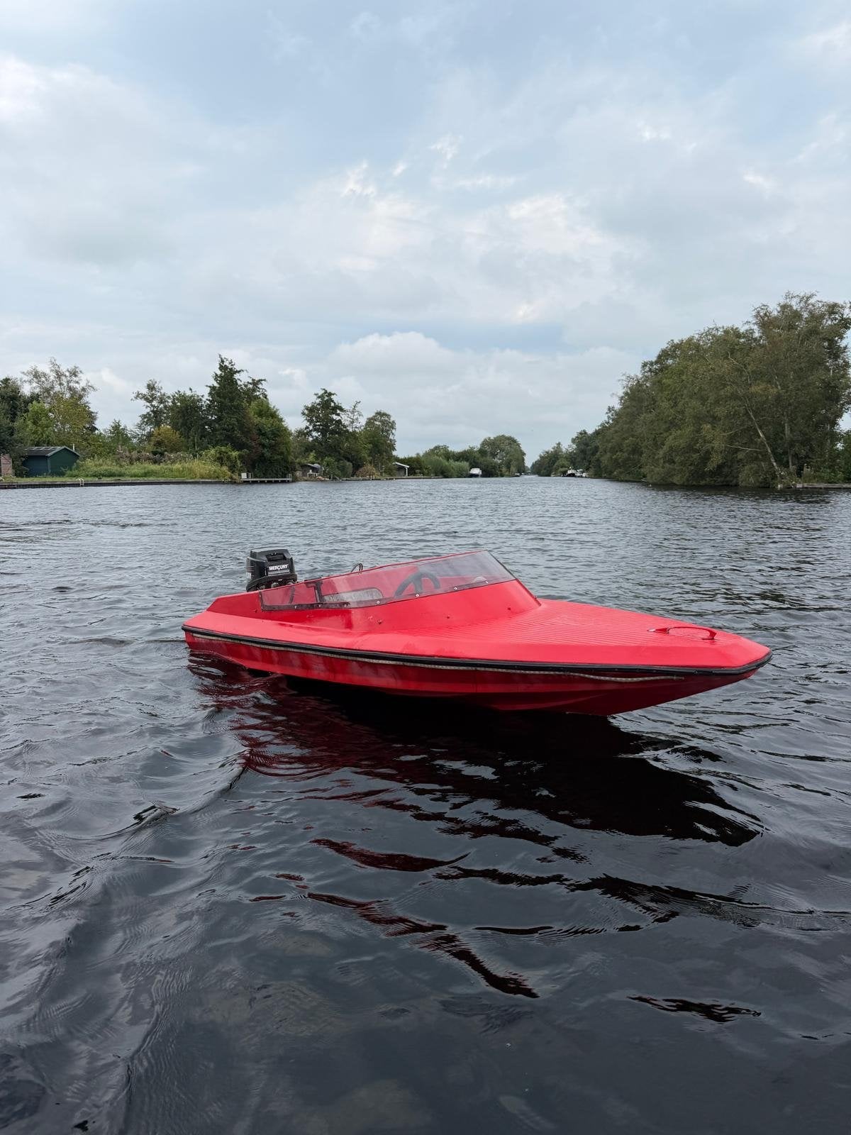 Spitfire met 6 pk Mercury buitenboordmotor, Watersport en Boten, Ophalen, Overige merken, Gebruikt, Minder dan 70 pk