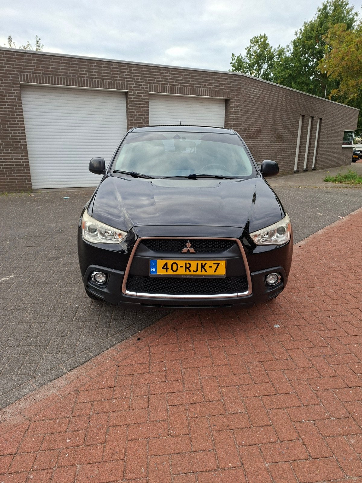 Mitsubishi ASX 1.6 86KW 2011 Zwart, Auto's, Voorwielaandrijving, 4 cilinders, 1590 cc, Bedrijf