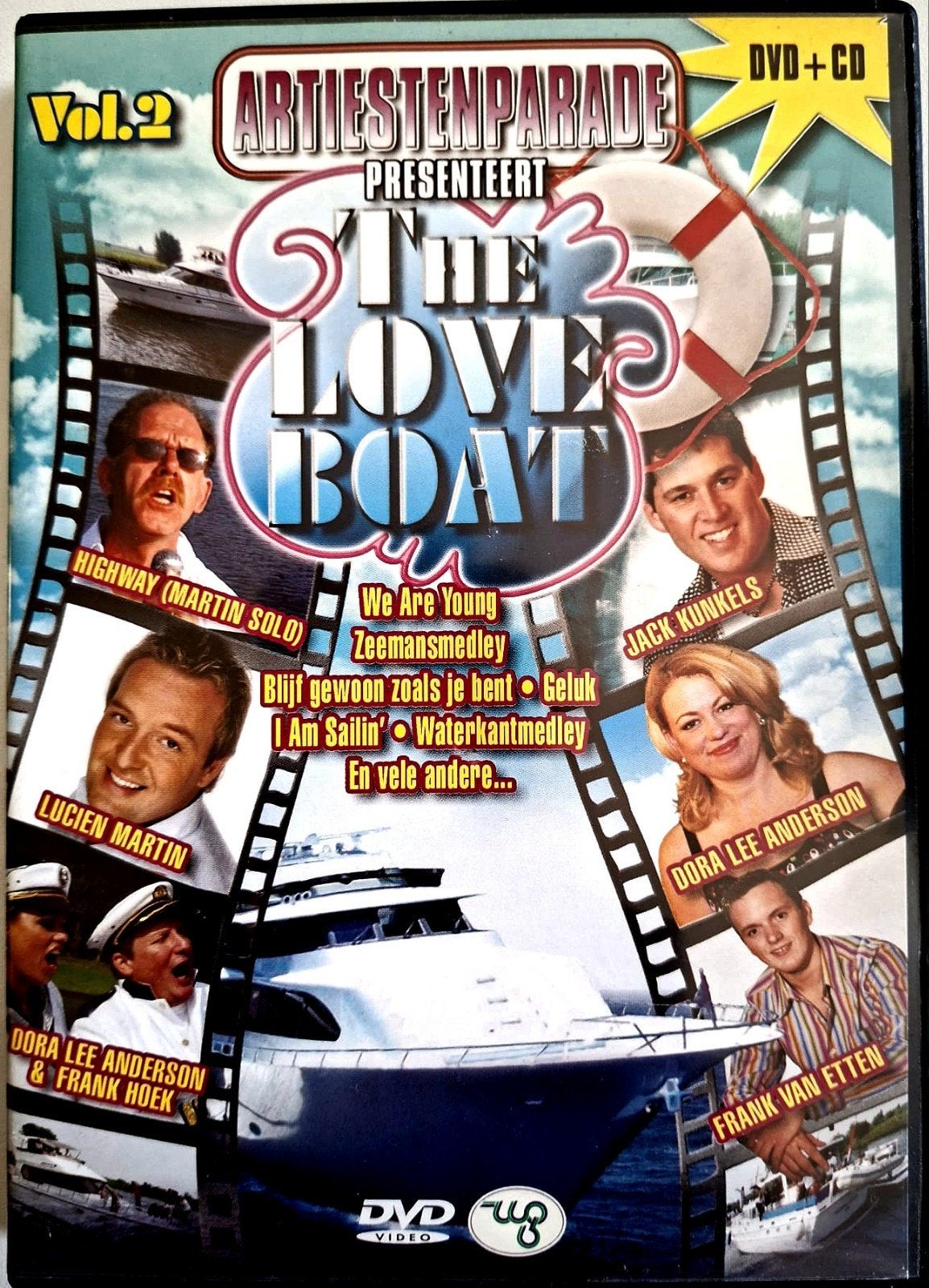 DVD+CD  ARTIESTEN PARADE - The Love Boat, Alle leeftijden, Ophalen of Verzenden, Gebruikt