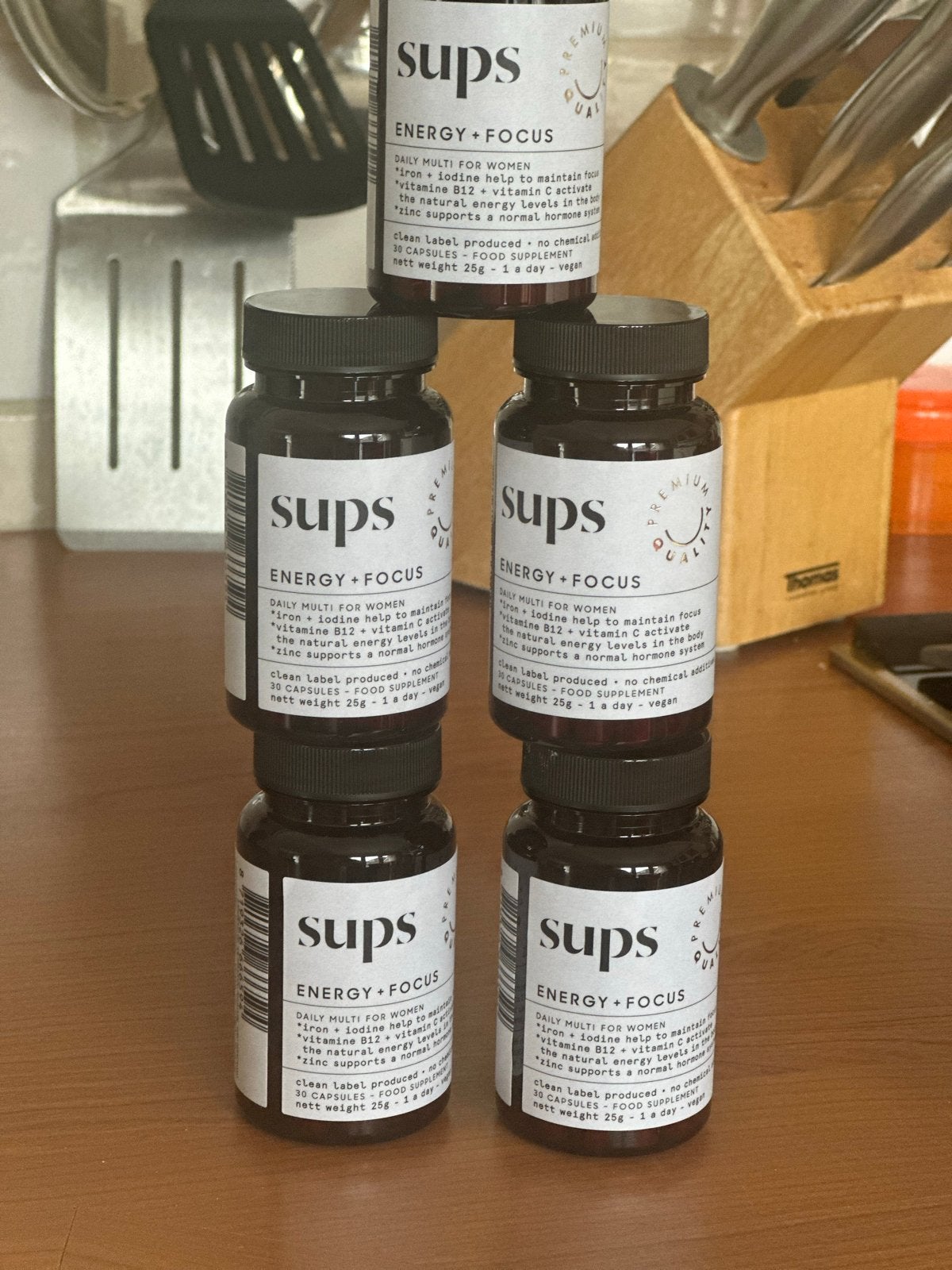 5 Nieuwe Sups Energy + Focus supplementen, Ophalen, Nieuw, Poeder of Drank