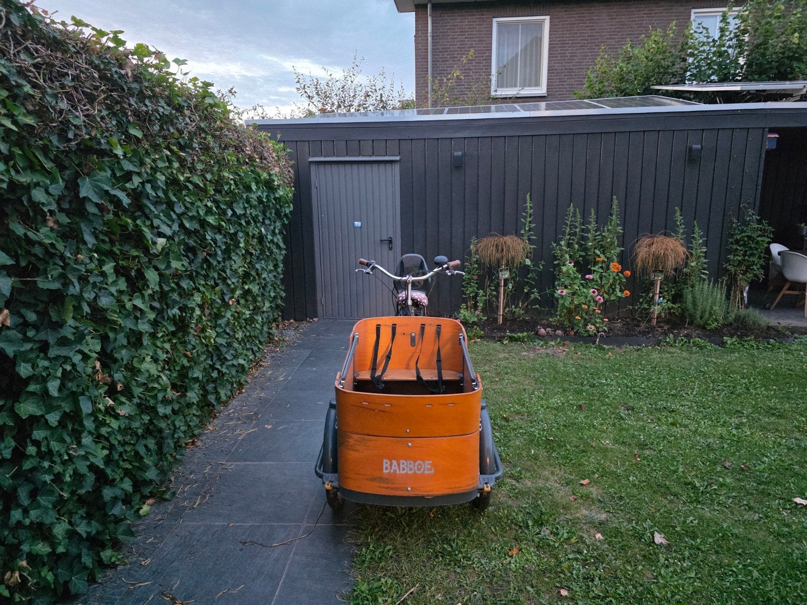 Babboe Curve bakfiets met accessoires, Ophalen, Gebruikt, 4 kinderen of meer
