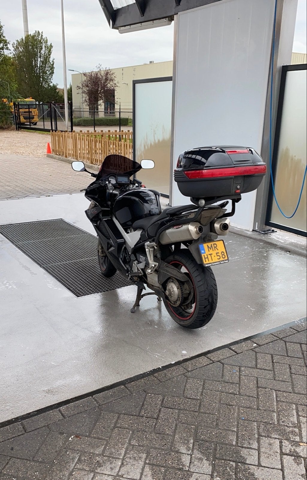 GIVI Monokey Topkoffer Honda vfr 800 vtec 2002 - 2005, Motoren, Ophalen, Gebruikt