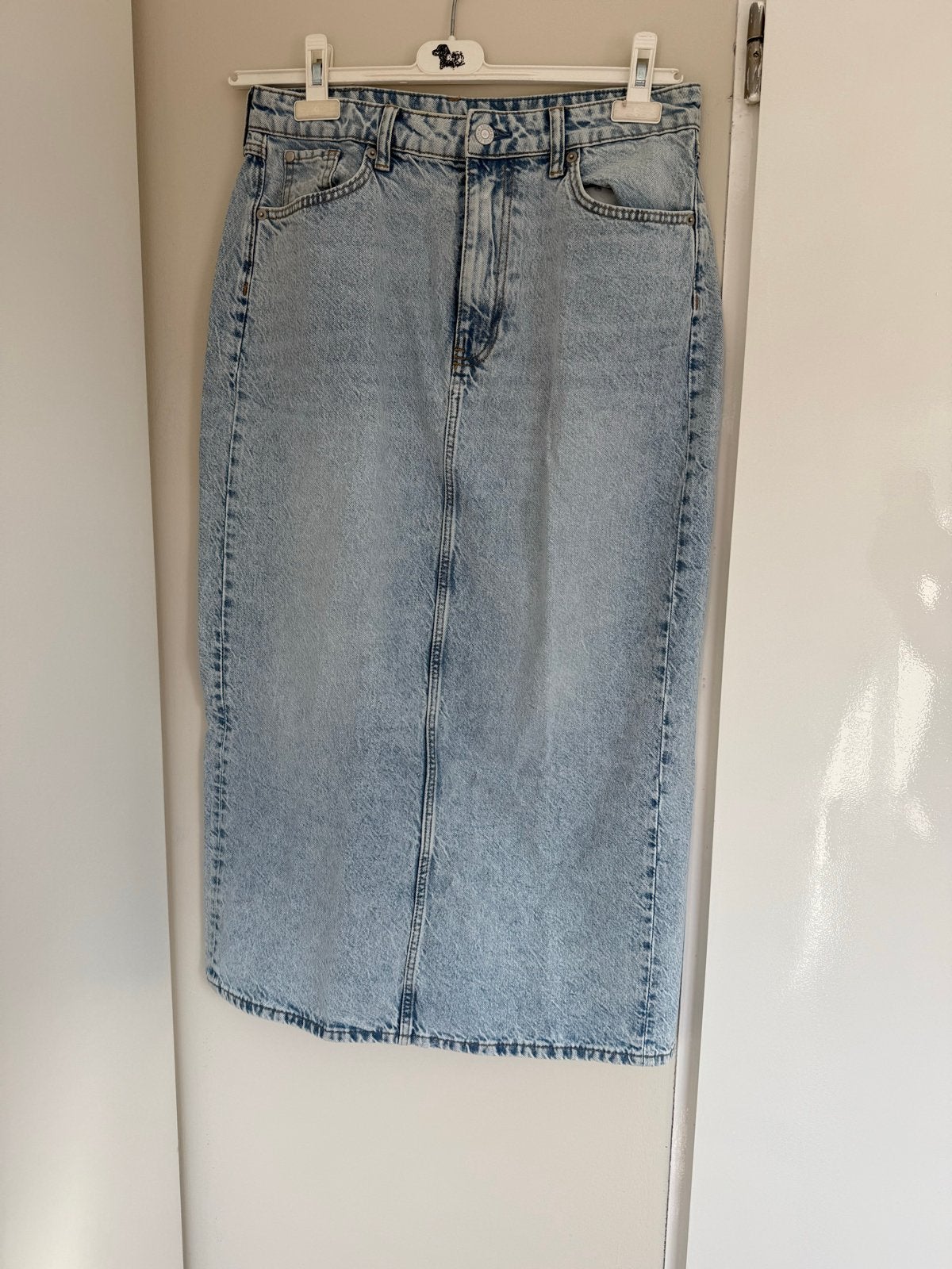 H&M Spijkerrok Maat M, Kleding | Dames, Ophalen of Verzenden, Zo goed als nieuw, Maat 38/40 (M), Blauw