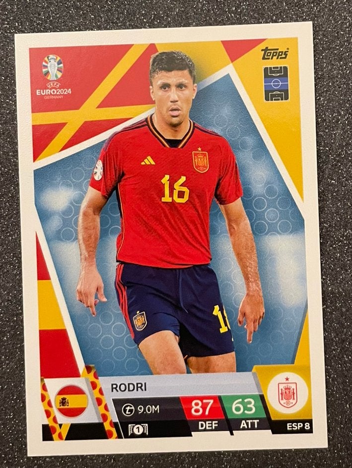 Topps EURO 2024    RODRI    ESPAÑA, Hobby en Vrije tijd, Stickers en Plaatjes, Verzenden, Zo goed als nieuw, Plaatje