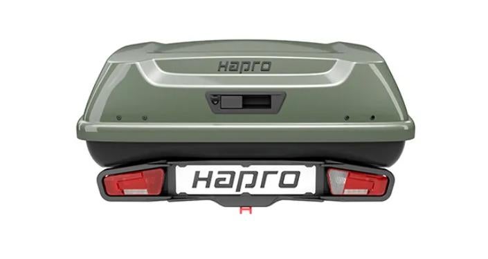 Hapro Boxer L + Platform - Trekhaakkoffer - 420 Liter groen, Auto diversen, Dakkoffers, Ophalen of Verzenden, Nieuw