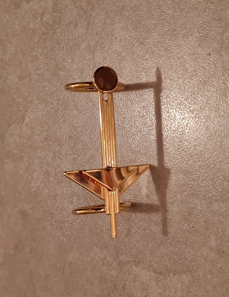 Mooie sjaalring goudkleurig, Ophalen of Verzenden, Nieuw