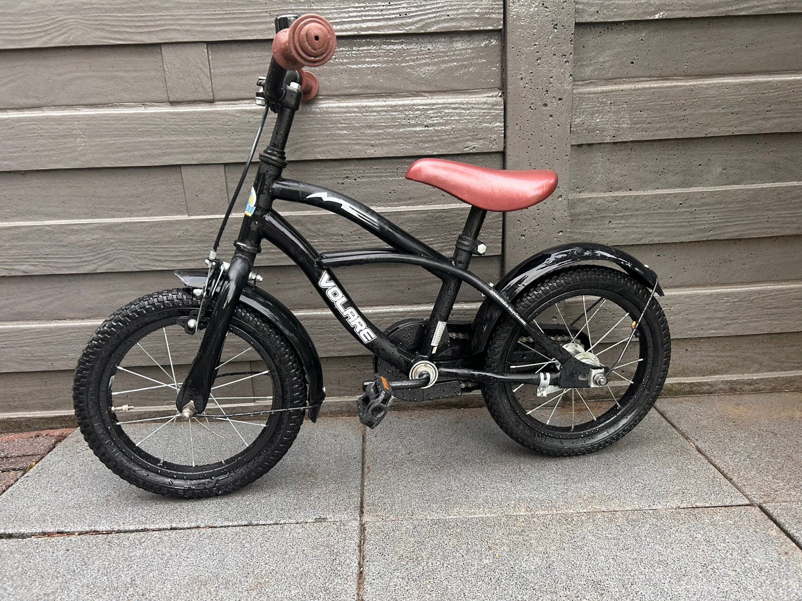 Kinderfiets volare, Ophalen, Terugtraprem, 14 inch of minder, Handrem