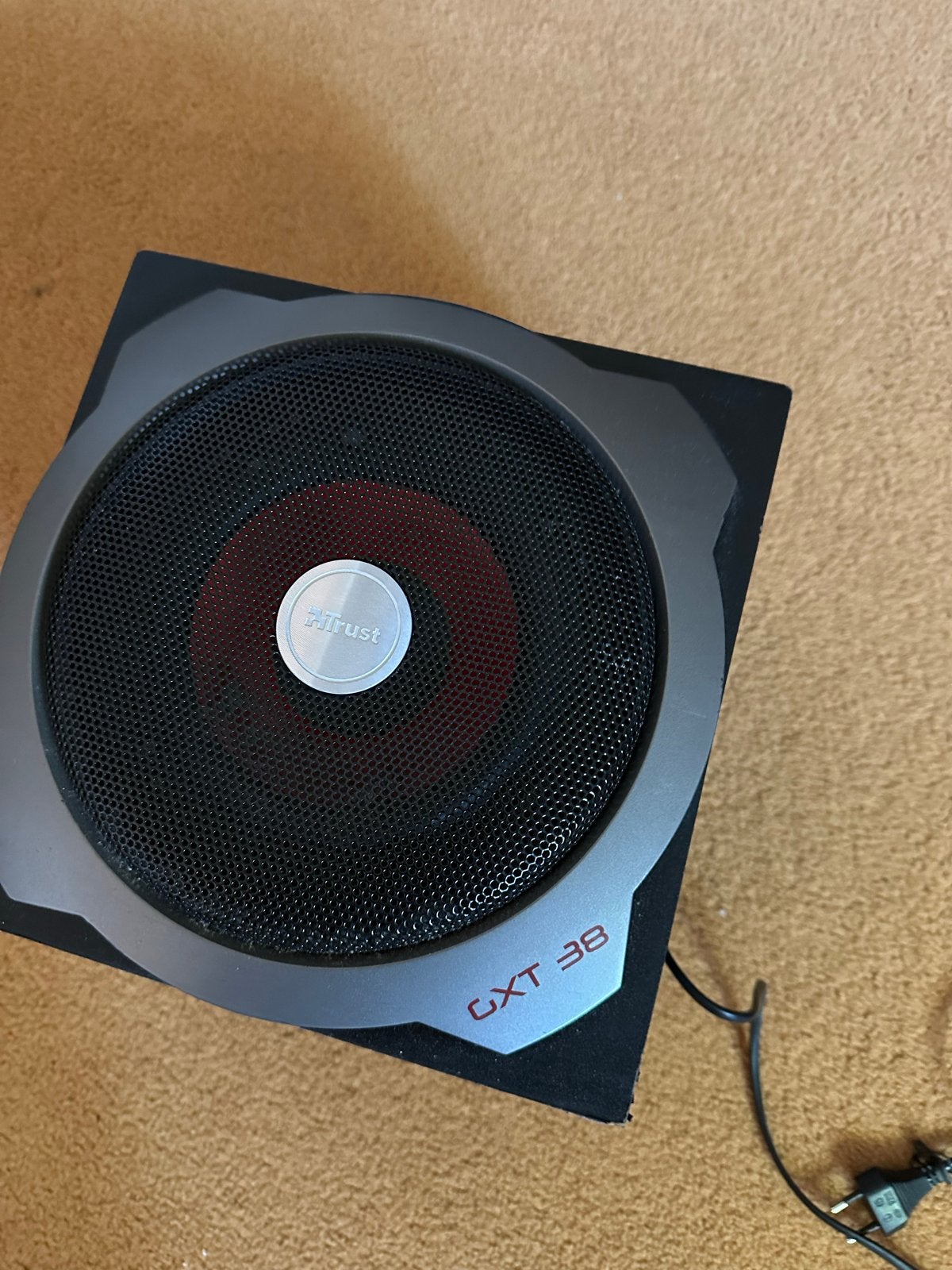 Trust GXT 38 Subwoofer - Krachtige Bass voor Gaming/Muziek, Ophalen of Verzenden, Gebruikt