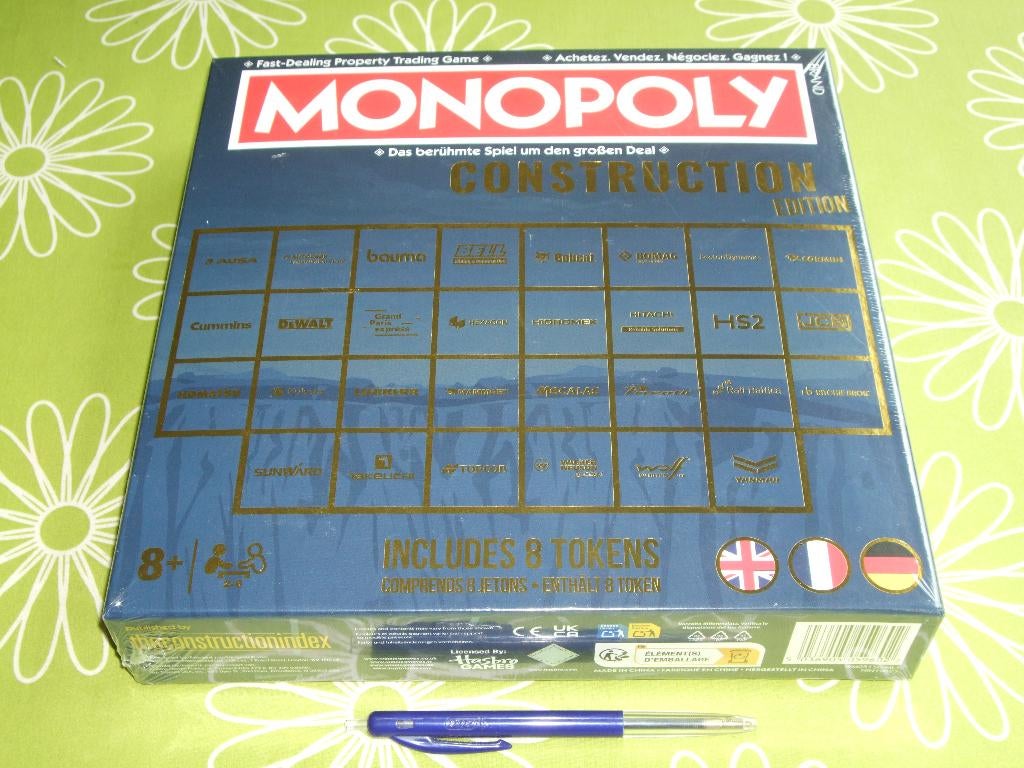 Nieuw in seal: Monopoly construction - uniek spel, Vijf spelers of meer, Ophalen of Verzenden, Nieuw