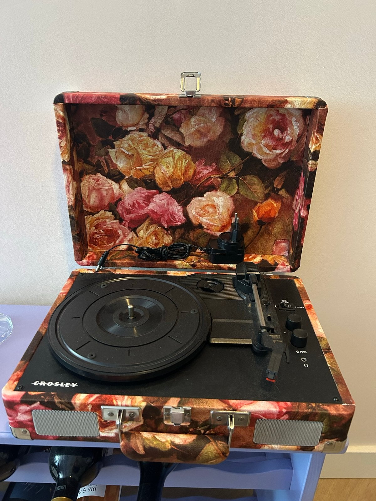 Crosley platenspeler in koffer met ingebouwde boxen, Ophalen, Zo goed als nieuw, Platenspeler, Overige merken