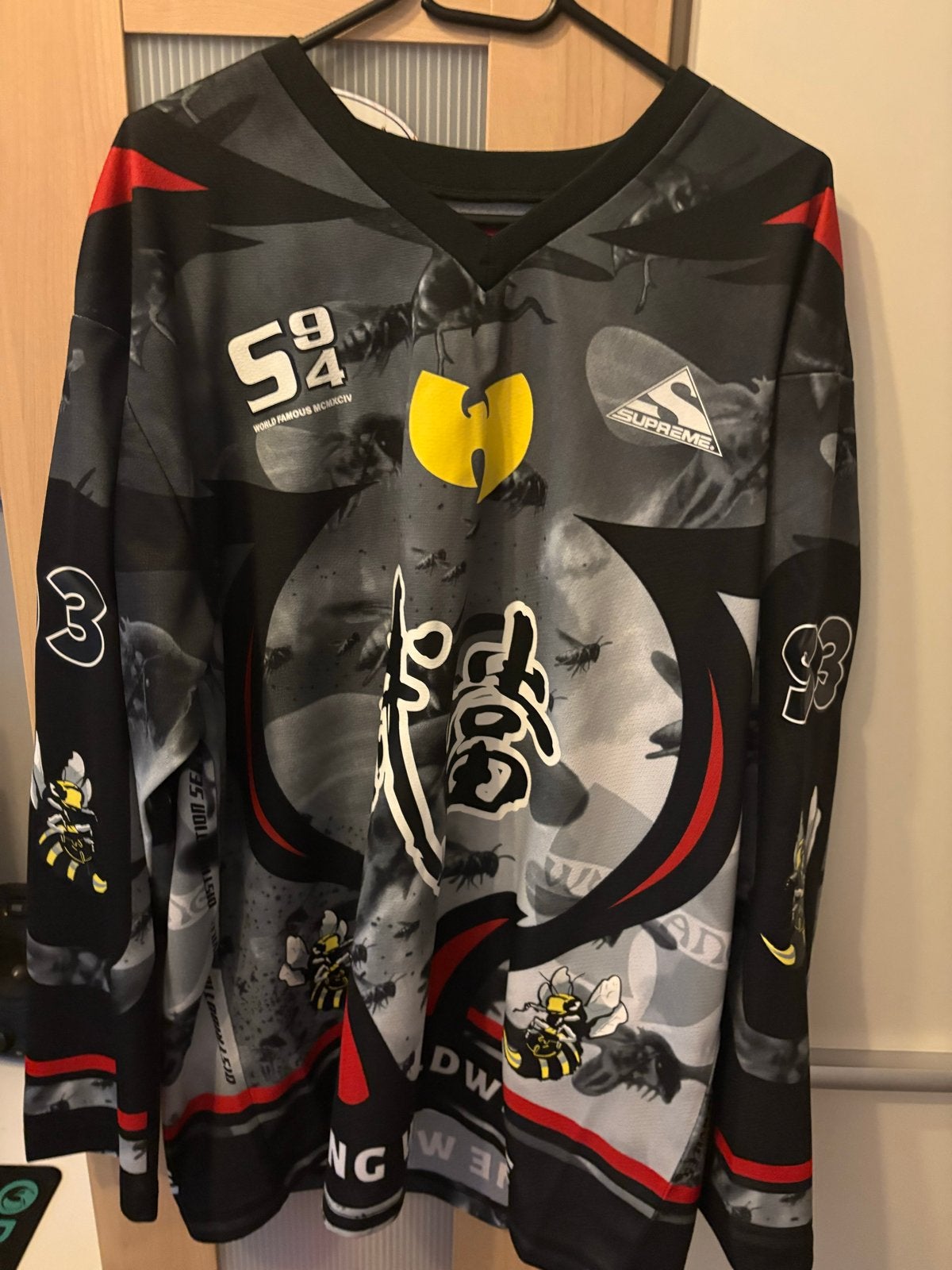 Supreme Wu-Tang Clan Hockey Jersey Maat L, Ophalen of Verzenden, Nieuw, Maat 52/54 (L), Zwart