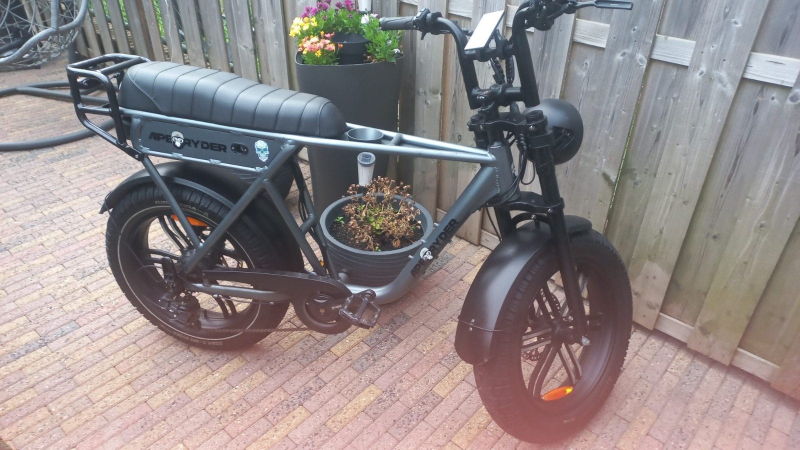 fatbike, ape ryder, e-bike, fatbike elektrische fiets, moped, Ophalen of Verzenden, Zo goed als nieuw, Overige merken