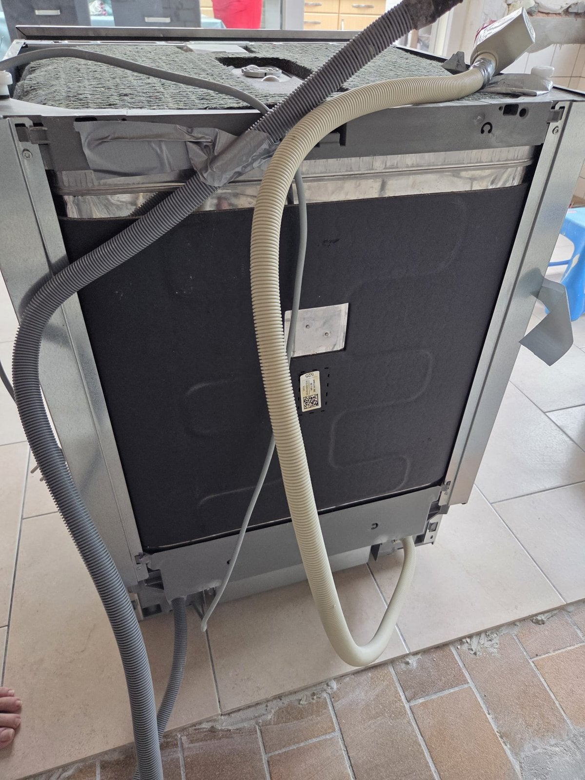 Stille inbouw vaatwasser IKEA 60 cm breed, Ophalen, Gebruikt, Eco programma, Inbouw