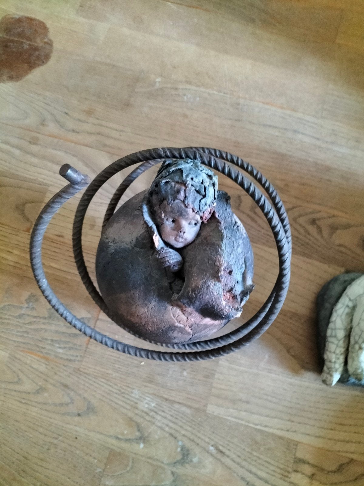 Unieke handgemaakte sculpturen, Ophalen, Minder dan 20 cm, Handgemaakt, Steen of Keramiek
