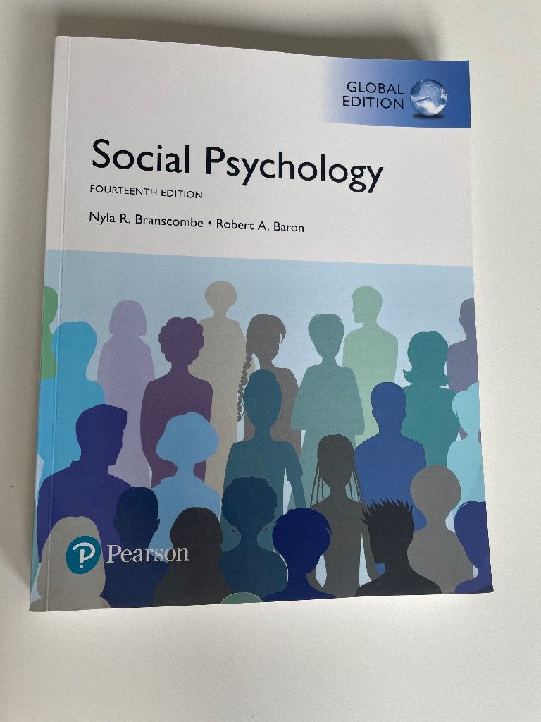 Social psychology, Boeken, Studieboeken en Cursussen, Pearson, Nieuw, Ophalen of Verzenden, WO