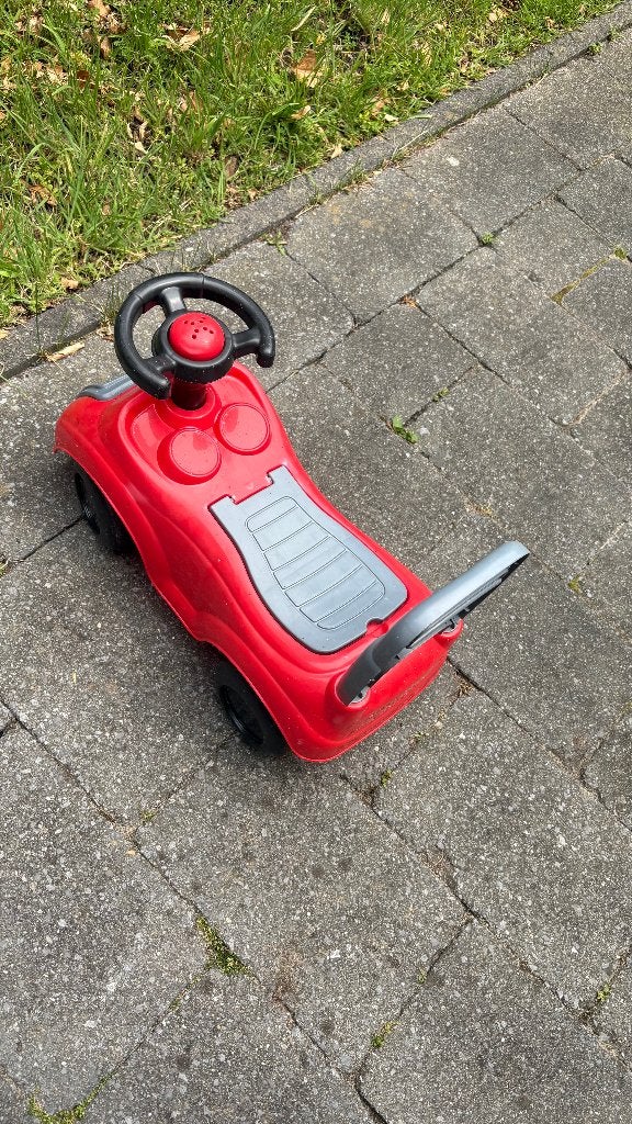 Dolu Sit ’n Ride 8020 loopauto rood – claxon & opbergvak, Kinderen en Baby's, Ophalen of Verzenden, Gebruikt