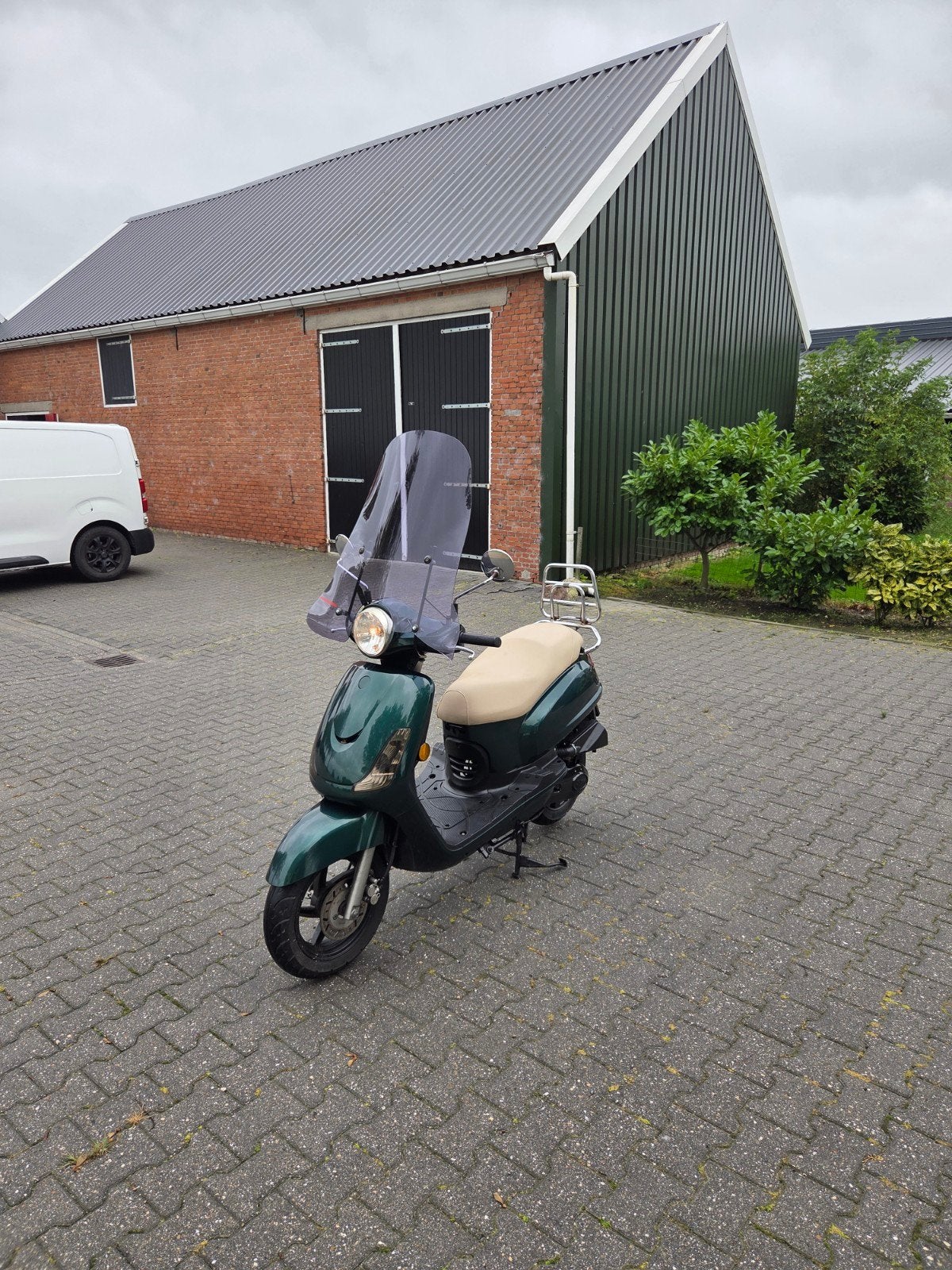 Sym Fiddle II 50S Scooter - Groen, 2011, 45 km/u, Fietsen en Brommers, Ophalen, Gebruikt, Maximaal 45 km/u, Benzine