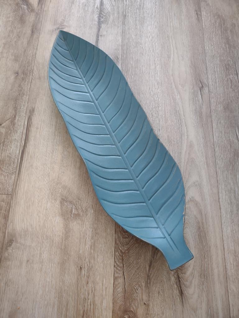 Prachtig blauw houten dienblad, serveer blad, tapasplank., Huis en Inrichting, Woonaccessoires | Dienbladen, Onb, Ophalen of Verzenden