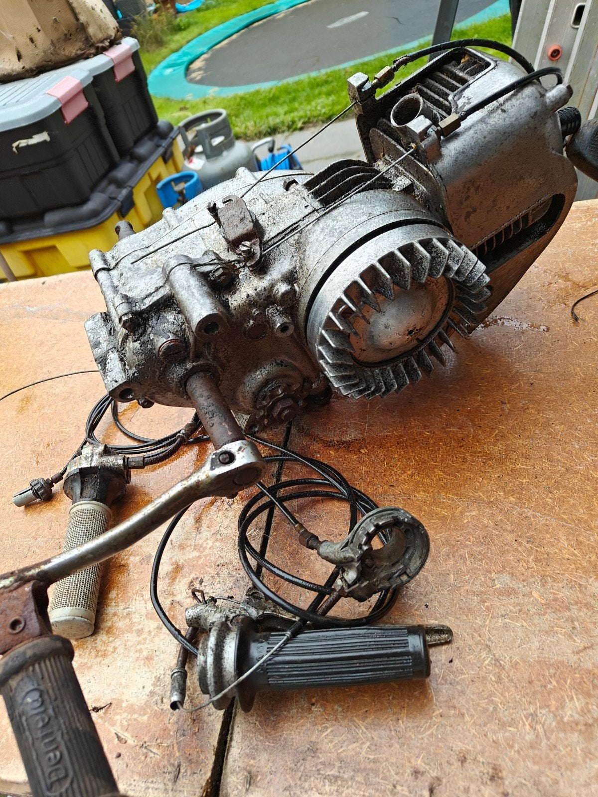 Kreidler motorblok 3 versnellingen, Gebruikt, Blok, M, Ophalen of Verzenden