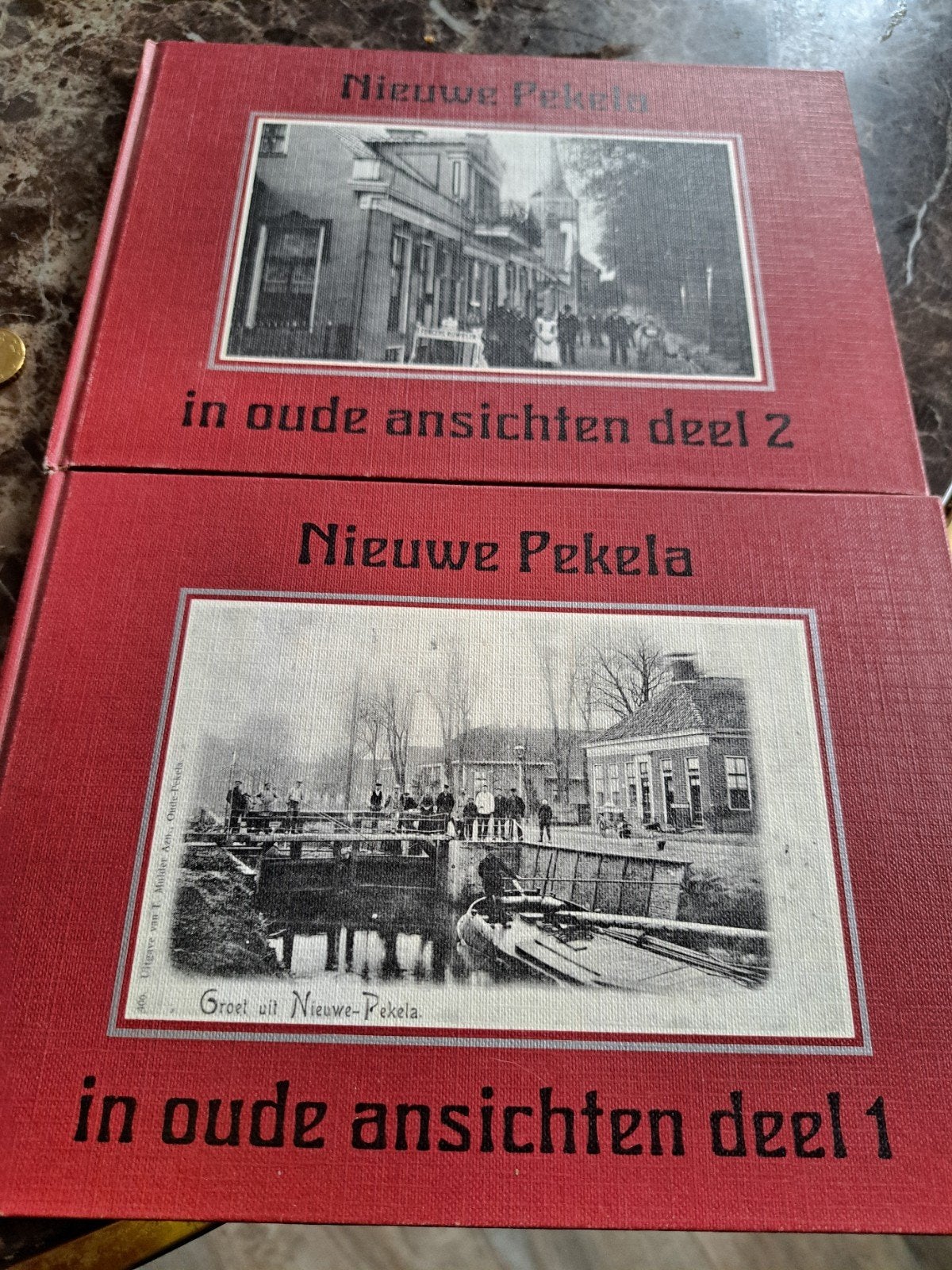Nieuwe Pekela in oude ansichten deel 1 en 2, Boeken, Geschiedenis | Stad en Regio, Ophalen of Verzenden, 20e eeuw of later, Gelezen