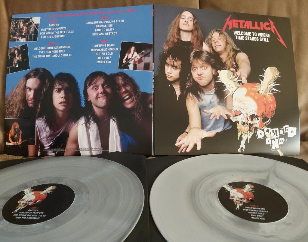 Metallica live 1986 Numbered 2lp Iron Maiden Kiss Exodus Dio, Cd's en Dvd's, Vinyl | Hardrock en Metal, Verzenden, Zo goed als nieuw