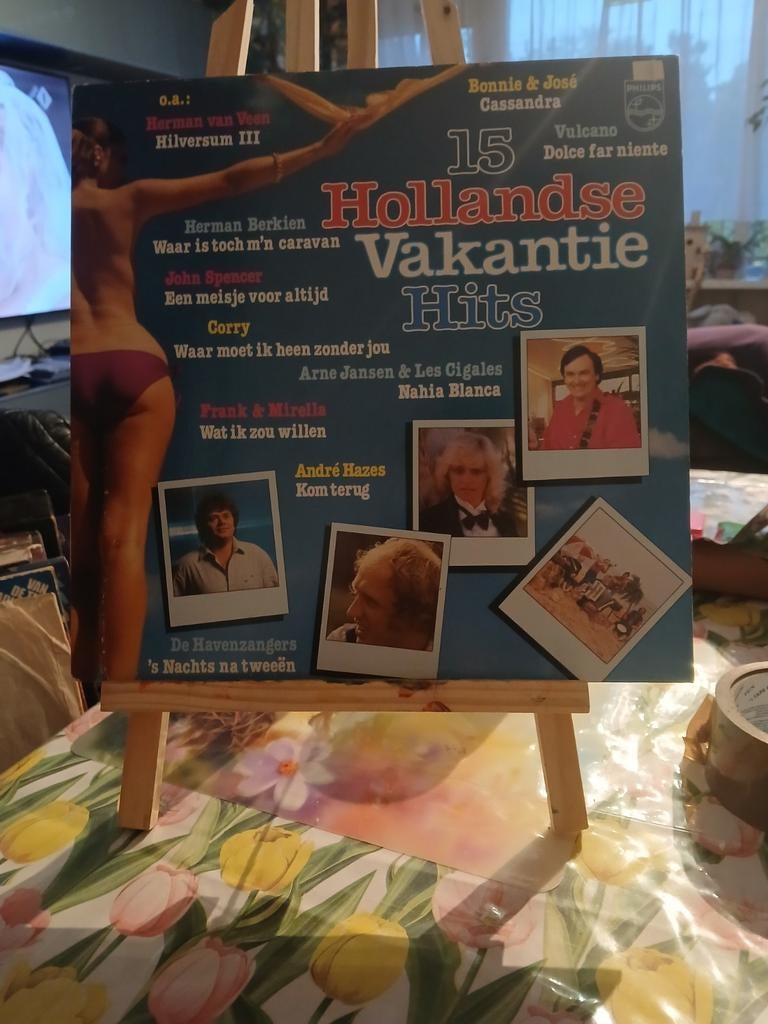 15 Hollandse Vakantie Hits Vinyl LP - Diverse Artiesten, Cd's en Dvd's, Vinyl | Nederlandstalig, Gebruikt, Ophalen of Verzenden