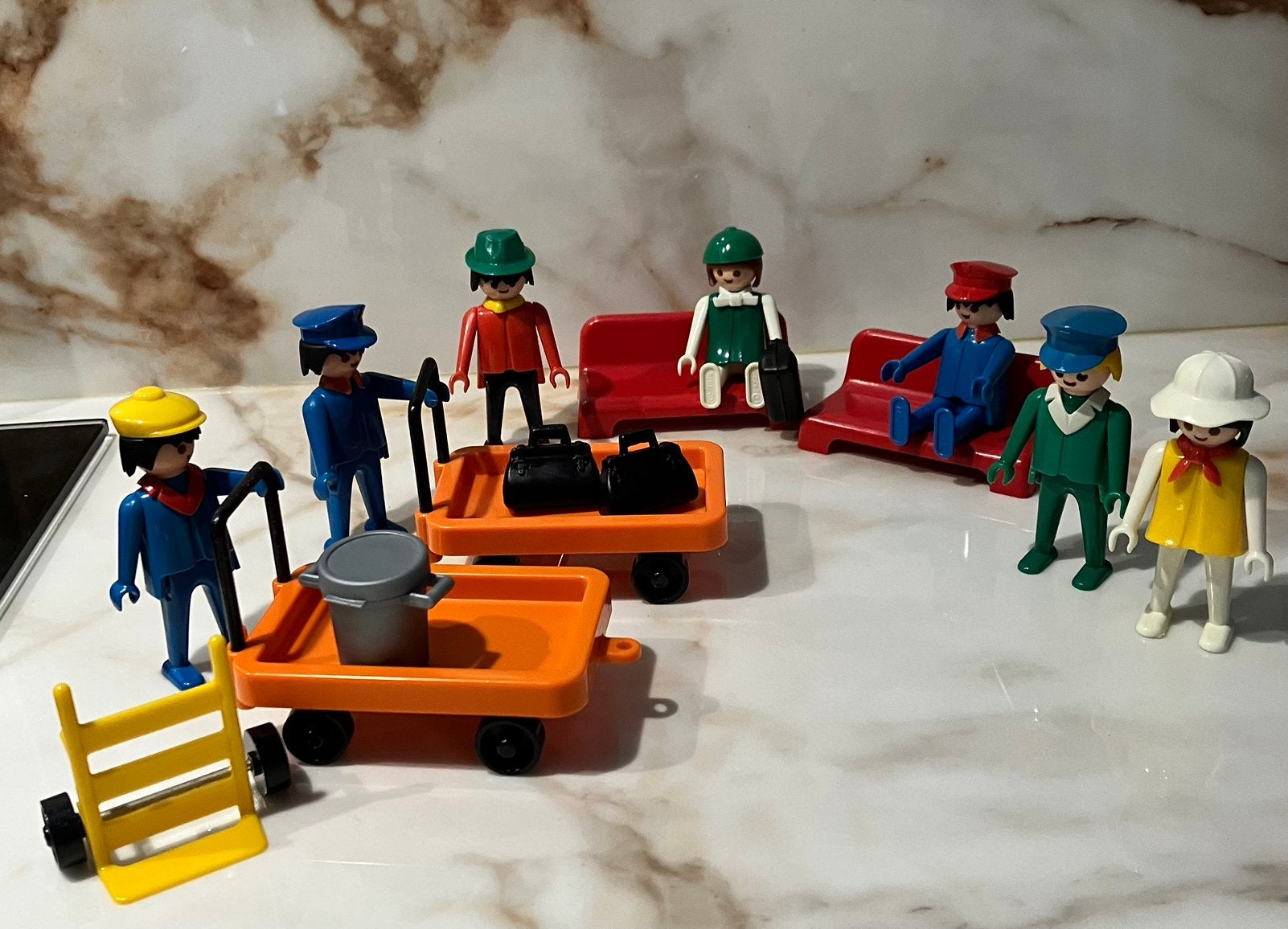 Playmobil Reizigers 3271 uit 1974, Gebruikt, Losse onderdelen, Ophalen of Verzenden, Figuren