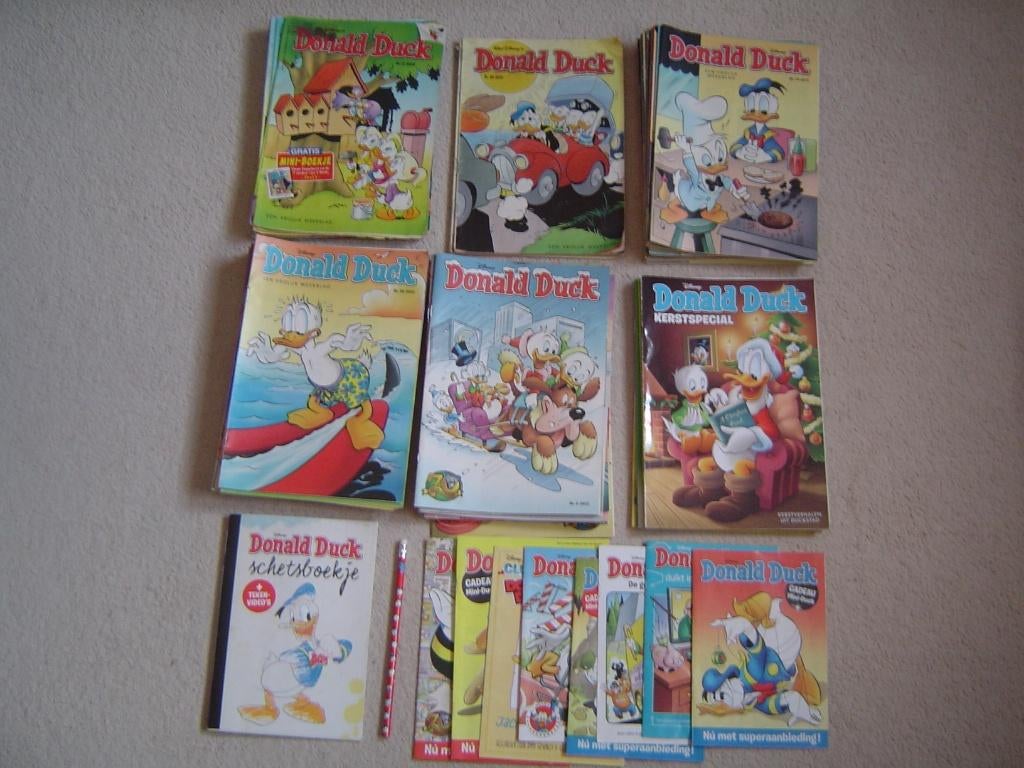 66 x Donald Duck boekjes + extra's, Boeken, Meerdere stripboeken, Ophalen of Verzenden, Gelezen, Donald Duck