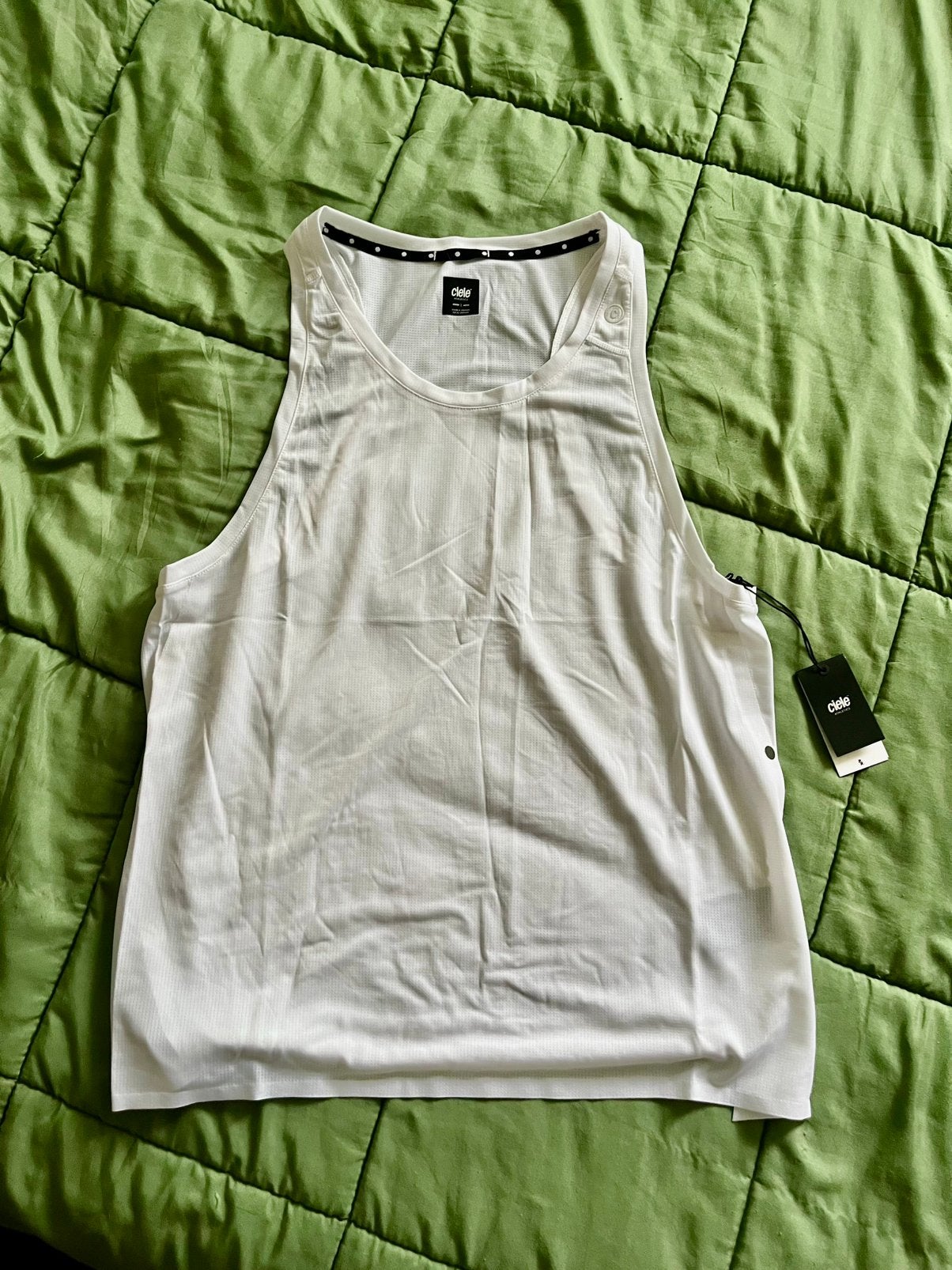 Ciele Athletics fst singlet hemd shirt medium running new, Kleding | Heren, Sportkleding, Wit, Nieuw, Hardlopen of Fietsen, Verzenden