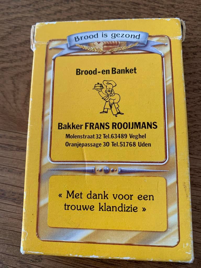 Kwartet Bakker Frans Rooijmans - Veghel Uden, Een of twee spelers, Ophalen of Verzenden, Zo goed als nieuw