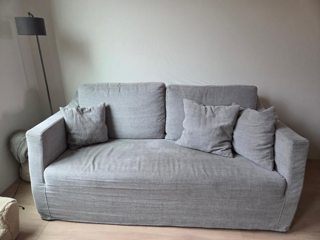 Prachtige bocx bank knokke, Ophalen, 150 tot 200 cm, Tweepersoons, 75 tot 100 cm