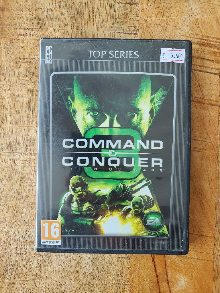 Command & Conquer 3: Tiberium Wars - Top Series - PC, Gebruikt, 1 speler, Ophalen of Verzenden, Strategie en Constructie