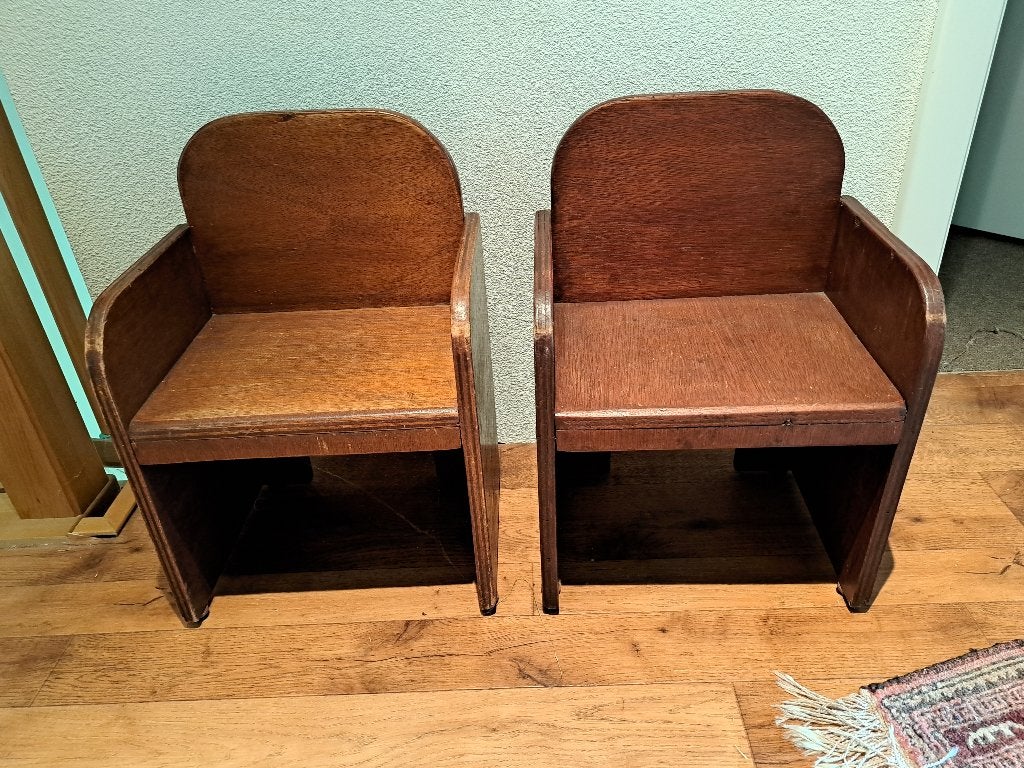 houten stoeltjes, Ophalen, Gebruikt, Stoel(en)