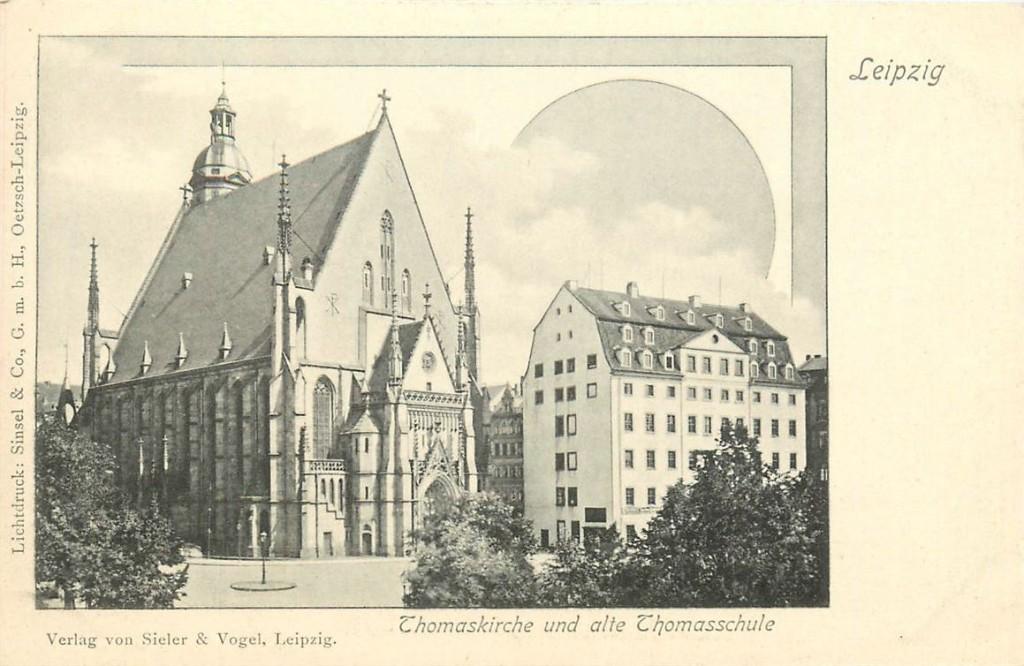 701-295-015 Leipzig Thomaskirche, Verzamelen, Ansichtkaarten | Buitenland, Duitsland, Voor 1920, Verzenden