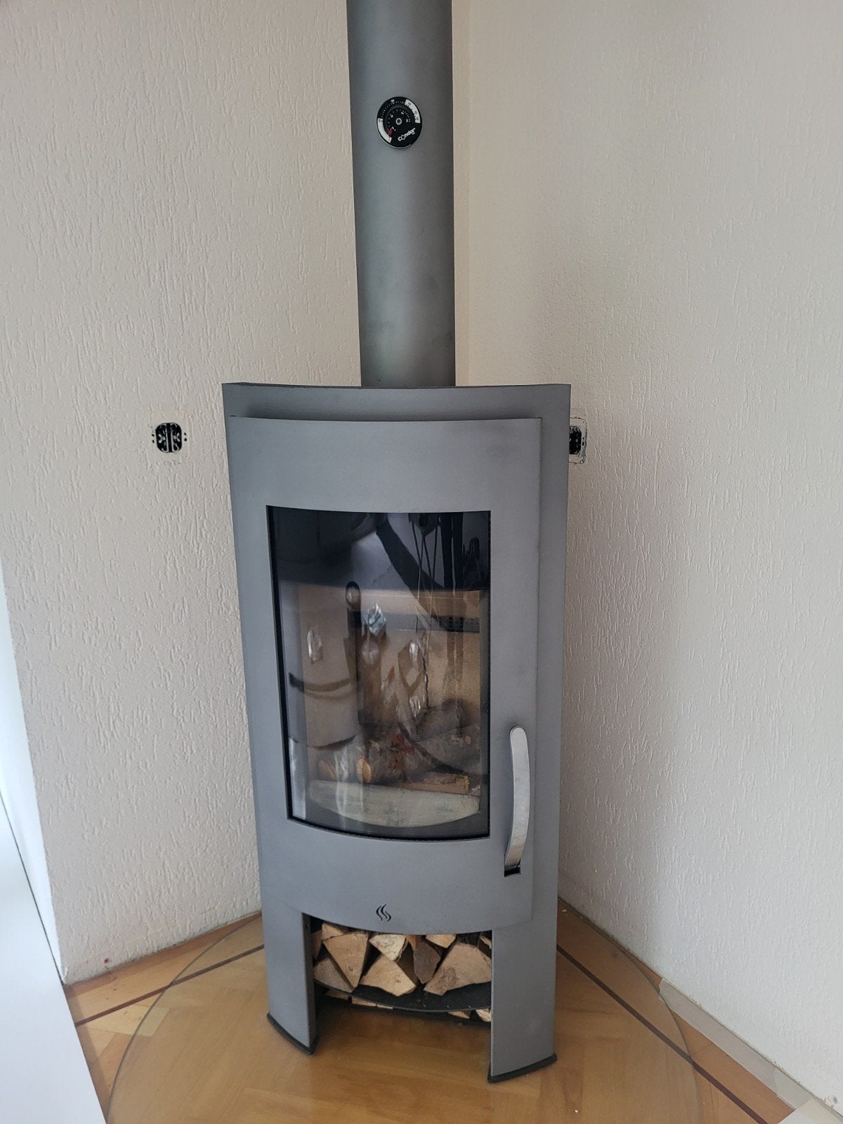 Kachel (Heta) te koop, Huis en Inrichting, Ophalen, Gebruikt, Houtkachel, Vrijstaand
