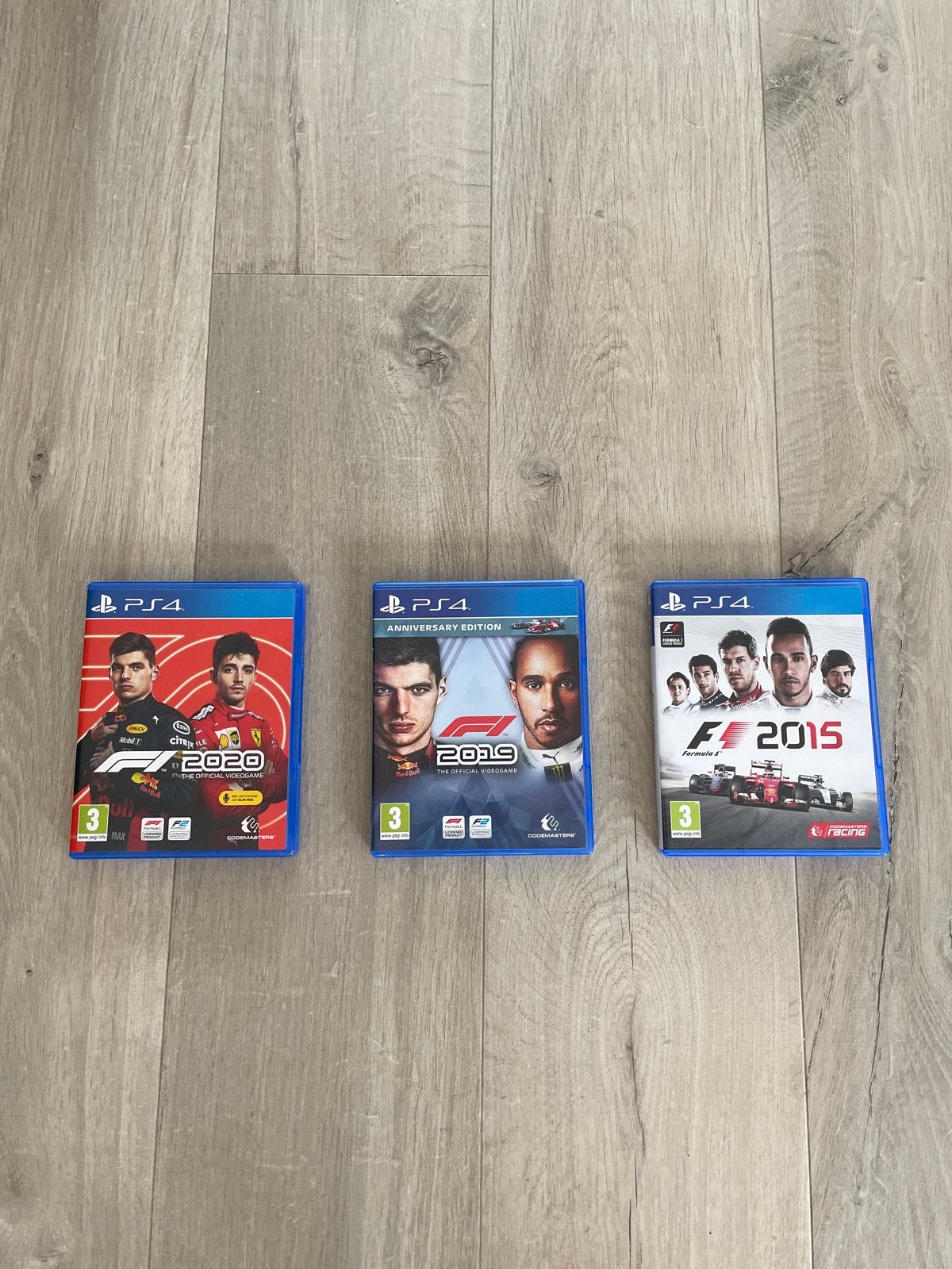 F1 2015, F1 2019, F1 2020 PS4 Games - Racebundel, Gebruikt, Racen en Vliegen, Eén computer, Ophalen of Verzenden