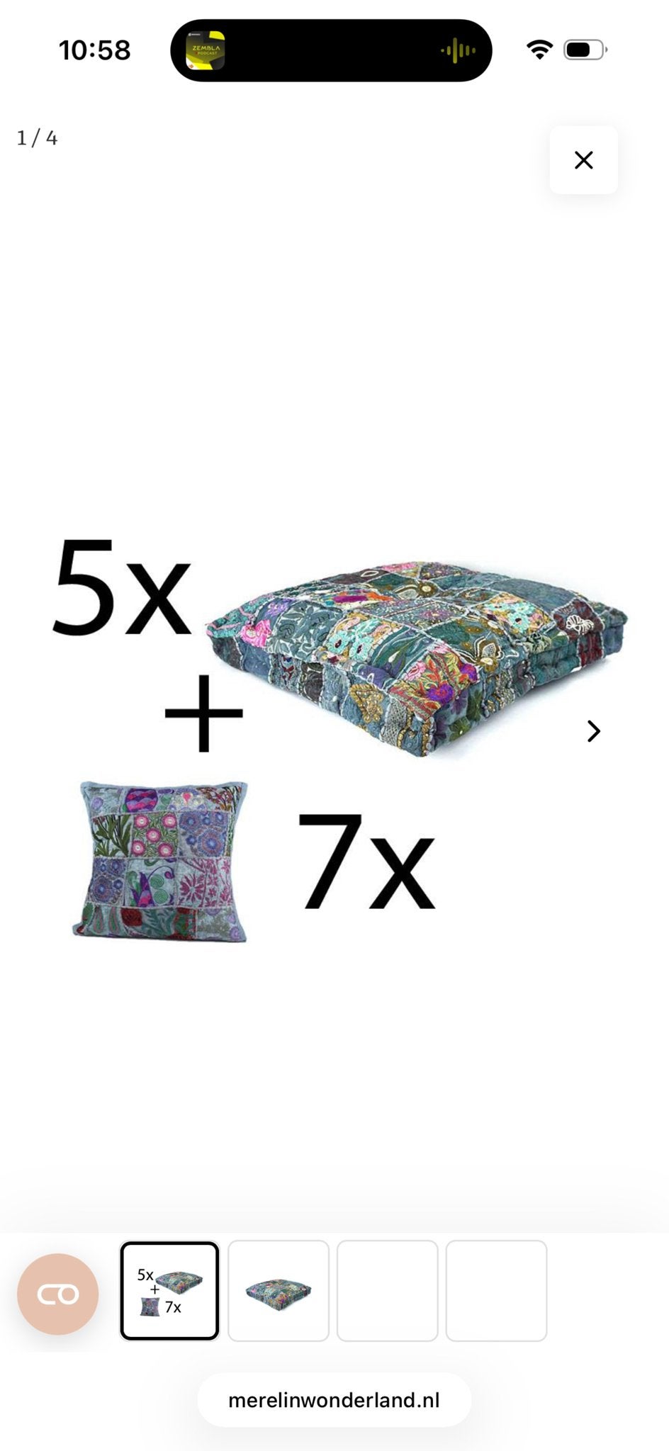 Merelinwonderland Palletkussens & Rugkussens Set voor Tuinba, Ophalen, Overige merken, Meerkleurig, Palletkussen