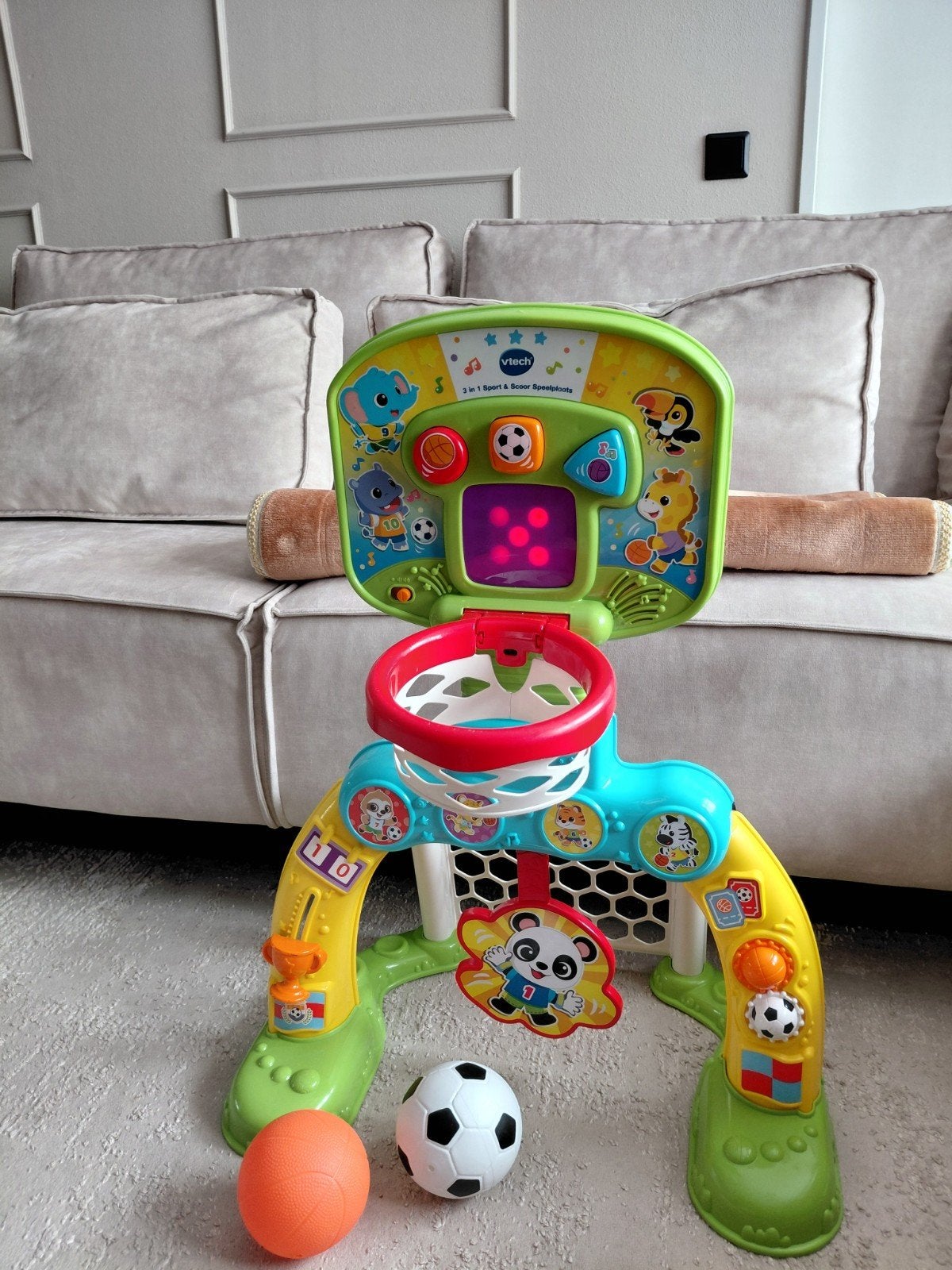 VTech 3-in-1 Sport & goal., Ophalen, Zo goed als nieuw, 6 maanden tot 2 jaar