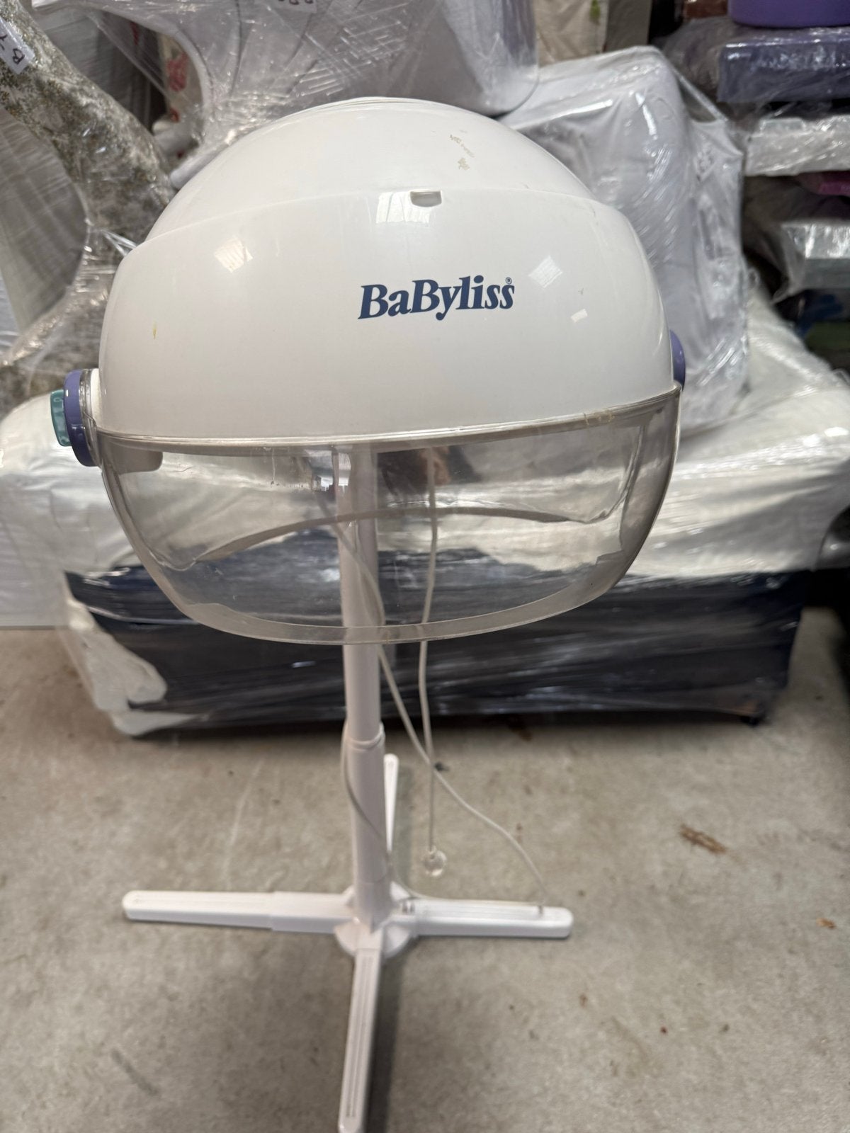 BaByliss S120 haardroger met standaard, 1200W, Witgoed en Apparatuur, Ophalen of Verzenden, Gebruikt, Haarverzorging