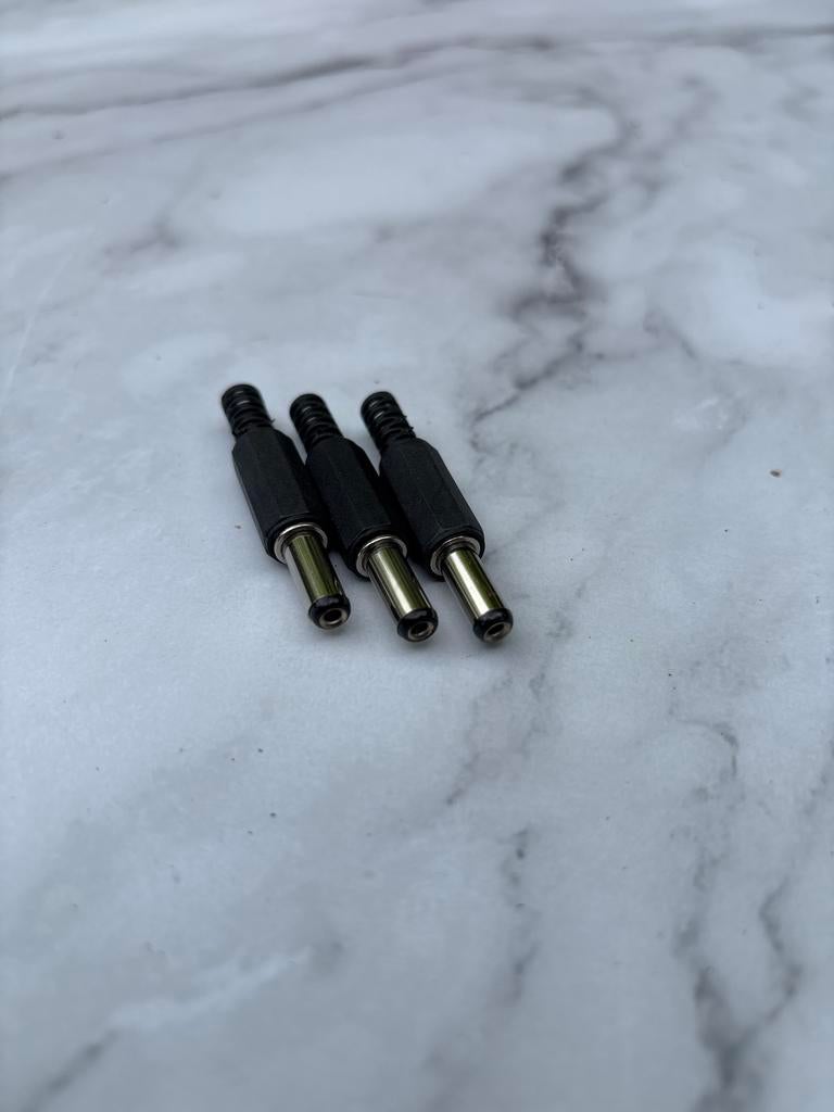 3x DC Power Jack Plug Adapter voor Apparatuur, Ophalen of Verzenden, Nieuw, Apparatuur