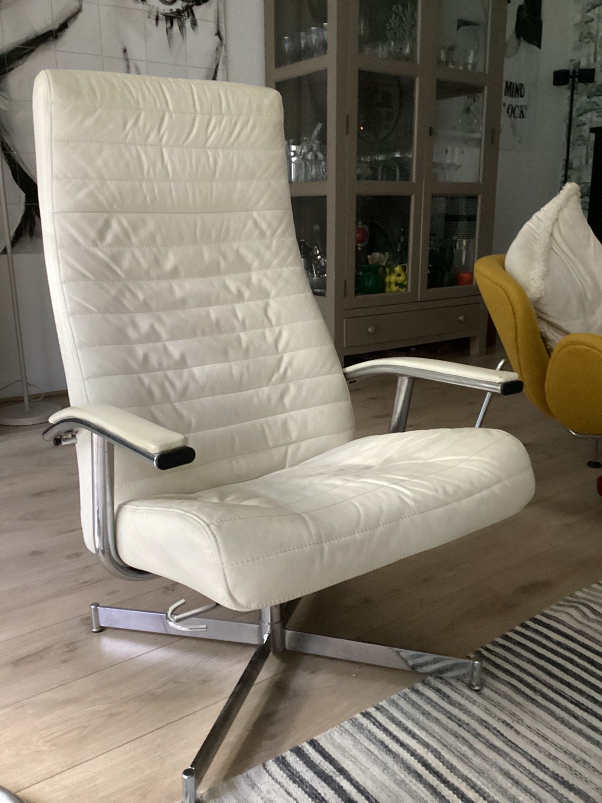 Relax, draai fauteuille, Ophalen, Gebruikt, 75 tot 100 cm, Leer