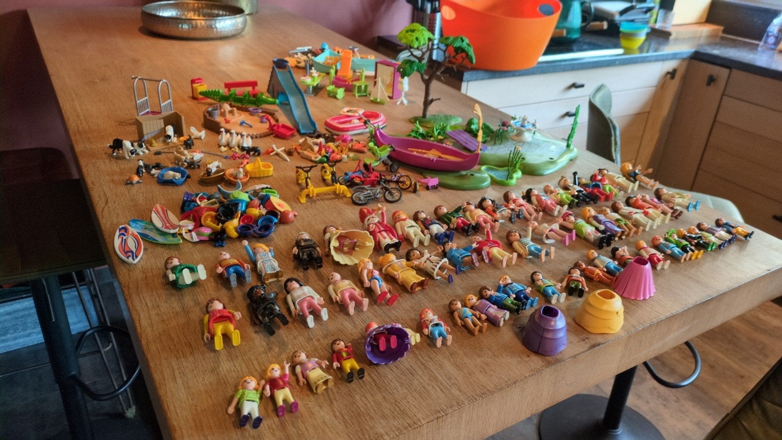 Grote Playmobil collectie: figuren, voertuigen en sets, Kinderen en Baby's, Ophalen of Verzenden, Gebruikt, Complete set, Overige typen