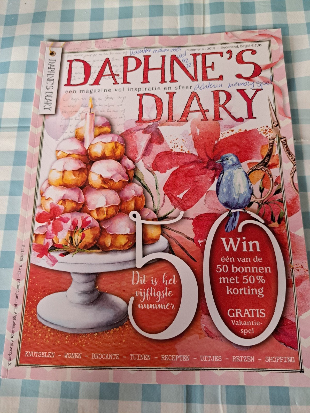 Daphne's Diary Magazine - Nummer 4-2018 (50e editie), Ophalen of Verzenden, Gelezen, Overige typen
